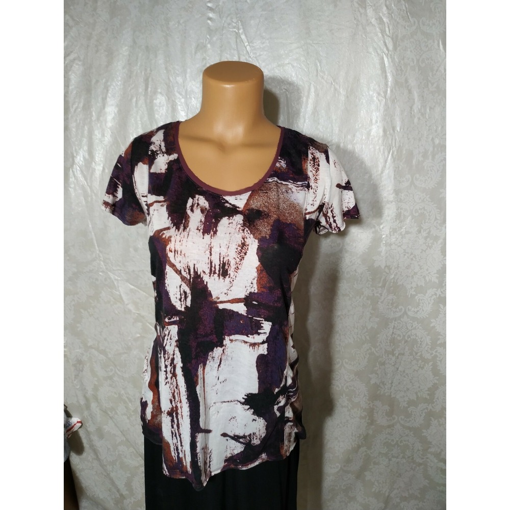 Simply Vera Vera Wang Casual Top Womens Small (S) Tee Shirt Tunic  @4